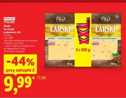 Lidl Ser Carski w plastrach XXL 2-pak Pilos oferta