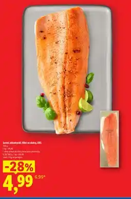 Lidl Łosoś atlantycki filet ze skórą XXL oferta