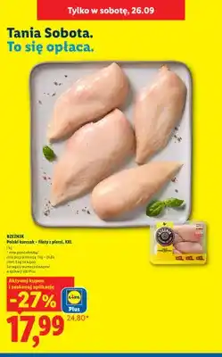 Lidl Polski kurczak filety z piersi XXL Rzeźnik oferta