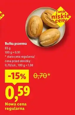 Lidl Bułka pszenna oferta