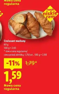 Lidl Croissant maślany oferta
