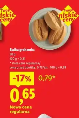 Lidl Bułka grahamka oferta