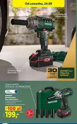 Lidl Akumulatorowy klucz udarowy Parkside oferta
