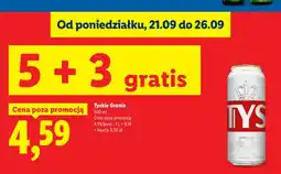 Lidl Piwo Tyskie Gronie oferta