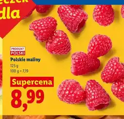 Lidl Polskie maliny oferta