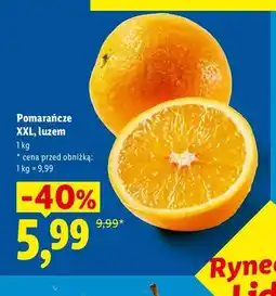 Lidl Pomarańcze XXL luzem oferta