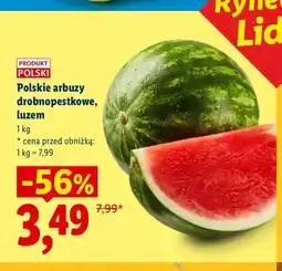 Lidl Polskie arbuzy drobnopestkowe luzem oferta