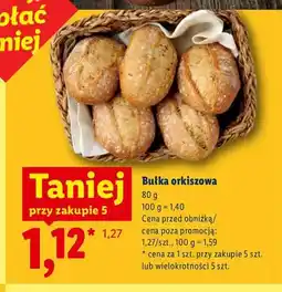 Lidl Bułka orkiszowa oferta