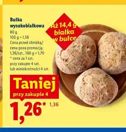 Lidl Bułka wysokobiałkowa oferta