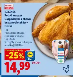 Lidl Polski kurczak Gospodarski z chowu bez antybiotyków tuszka Rzeźnik oferta