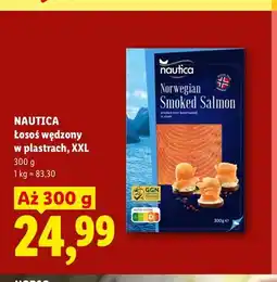 Lidl Łosoś wędzony w plastrach XXL Nautica oferta