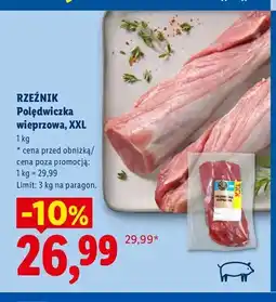 Lidl Polędwiczka wieprzowa XXL Rzeźnik oferta