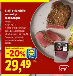 Lidl Steki z irlandzkiej wołowiny Black Angus oferta