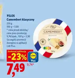 Lidl Ser Camembert klasyczny Pilos oferta