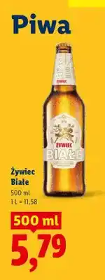 Lidl Piwo Żywiec Białe oferta