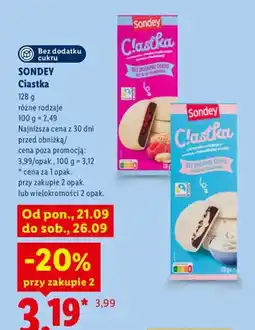 Lidl Ciastka Sondey oferta