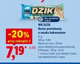 Lidl Baton proteinowy o smaku kokosowym WK Dzik oferta