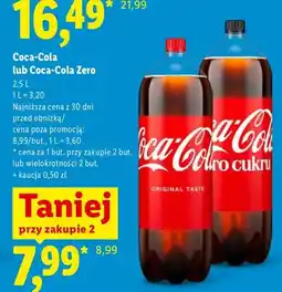 Lidl Napój gazowany Coca-Cola oferta