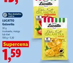 Lidl Galaretka truskawka Lucatto oferta