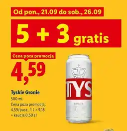 Lidl Piwo Tyskie Gronie oferta