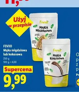 Lidl Mąka migdałowa Fivio oferta