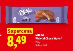Lidl Wafelki Choco Wafer Milka oferta
