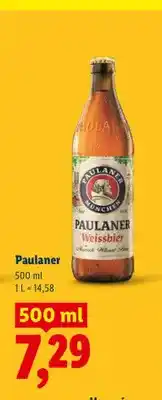 Lidl Piwo Paulaner oferta
