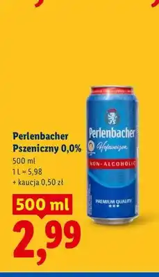 Lidl Piwo bezalkoholowe Perlenbacher Pszeniczny oferta