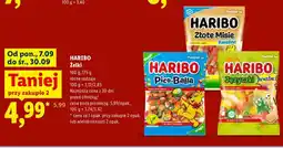 Lidl Żelki Złote Misie kwaśne Haribo oferta