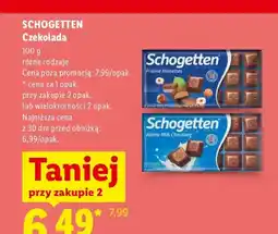 Lidl Czekolada Praliné Noisettes Schogetten oferta