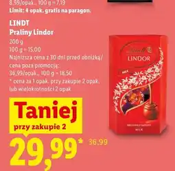Lidl Praliny Lindor Lindt oferta