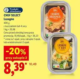 Lidl Lasagne 4 sery Chef Select oferta
