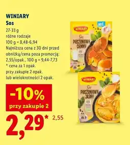Lidl Sos pieczeniowy ciemny Winiary oferta