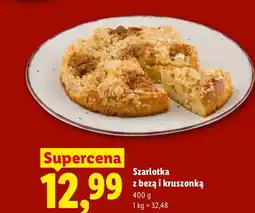 Lidl Szarlotka z bezą i kruszonką oferta