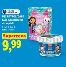 Lidl Kule do kąpieli 5-pak Psi Patrol/Gabi oferta