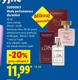 Lidl Woda perfumowana dla kobiet Suddenly oferta