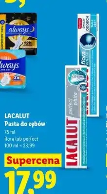 Lidl Pasta do zębów Lacalut flora oferta