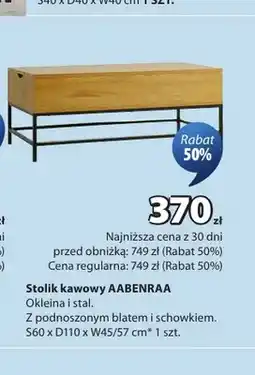 JYSK Stolik kawowy Aabenraa oferta