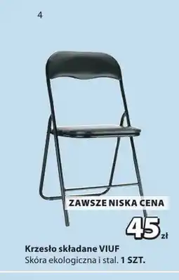 JYSK Krzesło składane Viuf oferta