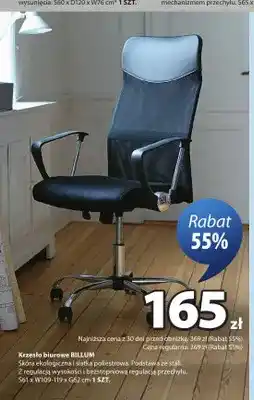 JYSK Krzesło biurowe Billum oferta