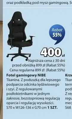 JYSK Fotel gamingowy Nibe oferta