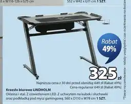 JYSK Krzesło biurowe Lindholm oferta