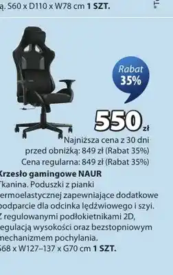 JYSK Krzesło gamingowe Naur oferta