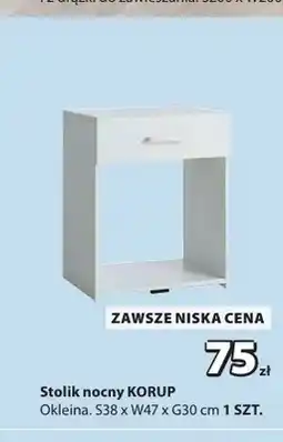 JYSK Stolik nocny Korup oferta