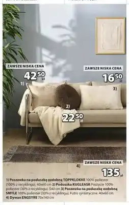 JYSK Poszewka na poduszkę ozdobną Toppklokke 40x60 cm oferta