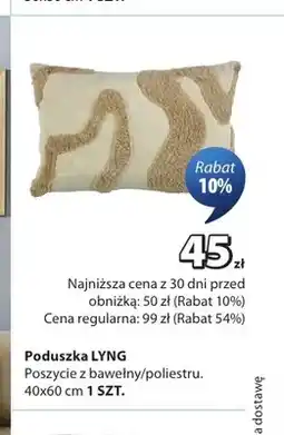 JYSK Poduszka Lyng 40x60 cm oferta