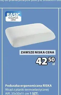 JYSK Poduszka ergonomiczna Riska 35x50x11 cm oferta