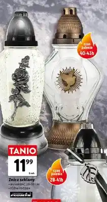 Intermarche Znicz szklany 28-30 cm Original Płomyk oferta