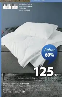JYSK Kołdra na 4 pory roku Veofjellet 135x200 cm oferta