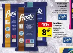 Intermarche Nawilżane ściereczki gospodarcze Presto oferta